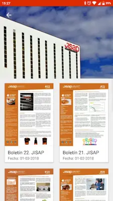 JISAP android App screenshot 2